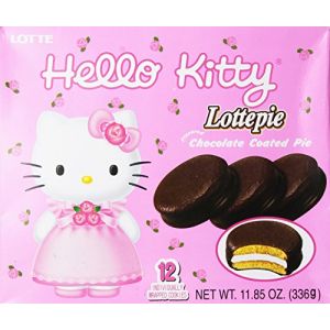 日本LOTTE乐天 凯蒂猫巧克力派 336G