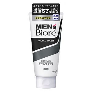 日本KAO花王 MEN'S Biore碧柔男性专用黑白柔珠洗面乳 100g