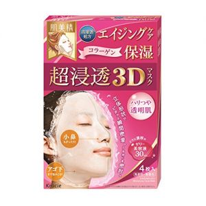 日本嘉娜宝 KRACIE 肌美精 深层抗皱3D 超保湿浸透 4枚