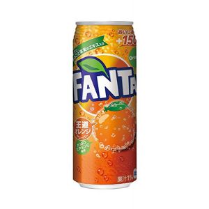 日本FANTA芬达 橙子味碳酸汽水 500ML