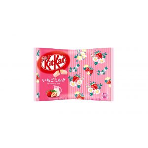 日本NESTLE雀巢 KITKAT迷你草莓味威化夹心饼干 11枚 139G