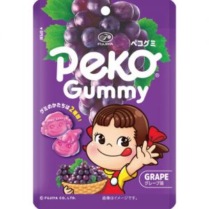 日本FUJIYA不二家 PEKO造型紫葡萄軟糖 50G