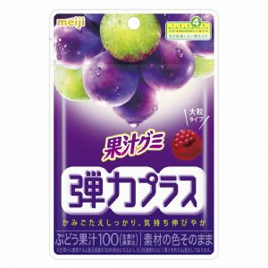日本MEIJI明治 果汁软糖超弹力葡萄口味 48G
