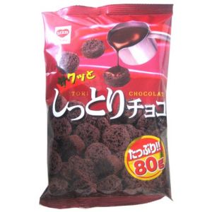 日本RISKA 粟米脆小饼干 巧克力味 80g