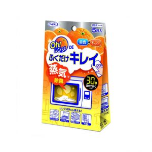 日本UYEKI 微波炉专用清洁湿巾蒸气去油污杀菌除异味清洁布5片
