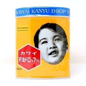 日本KAWAI 可咀嚼肝油丸维生素A&D鱼肝油 300粒