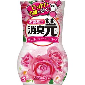 日本KOBAYASHI小林制药消臭元室内卧室客厅除异味空气清新剂 400ml 玫瑰香