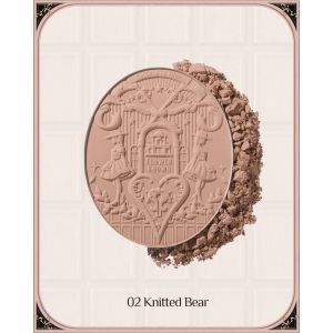 FLOWER KNOWS CHOCOLATE W-S EMBOSSED BLUSH 02