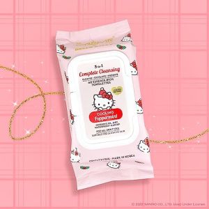 TCS SANRIO HK COMPLETE CLEANSING WIPES REFRESHING ROSE WATER