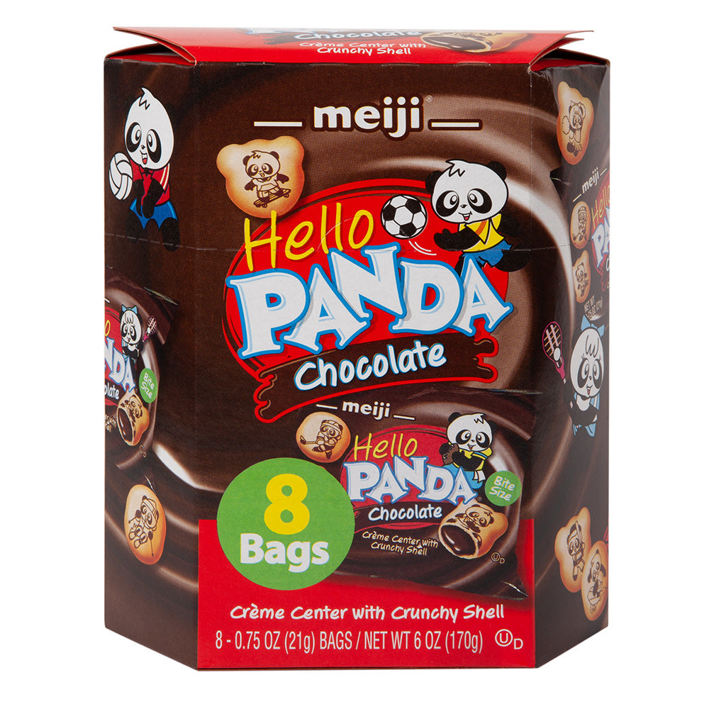 TESOLIFE特搜商城 MEIJI HELLO PANDA CHOCOLATE 8P