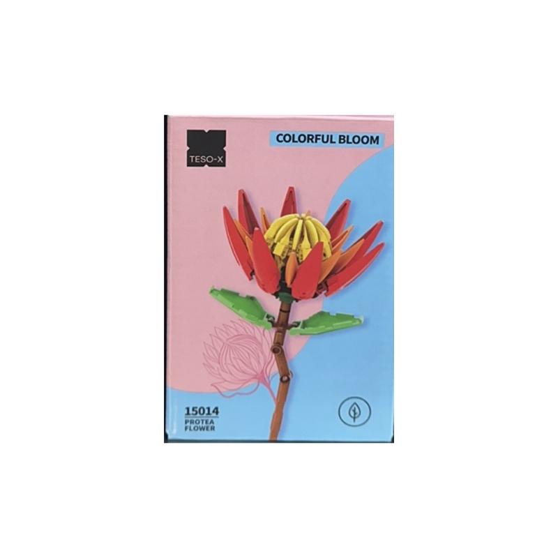 TESOLIFE特搜商城 PANTASY BLOQUES RED PROTEA FLOWER