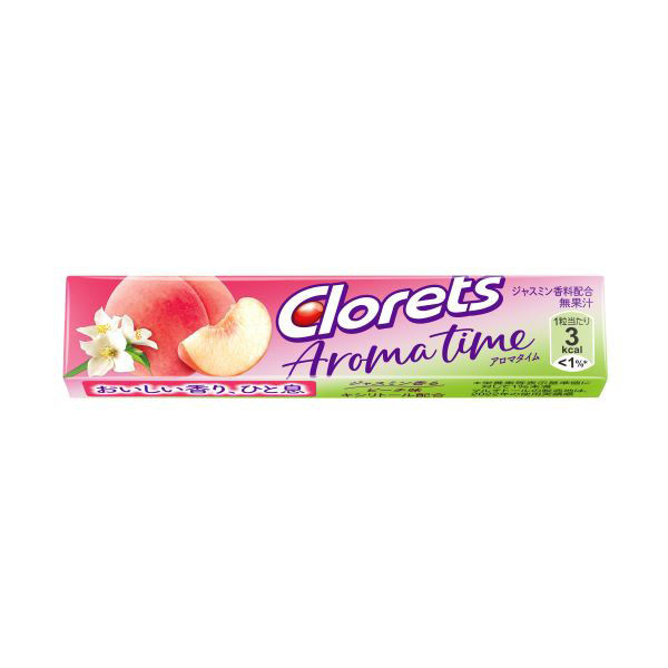 TESOLIFE特搜商城 MONDELEZ JAPAN CLORETS AROMA TIME GUM PEACH