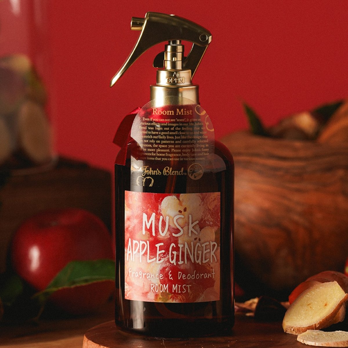TESOLIFE特搜商城 NOL JOHNS BLEND FRAGRANCE ROOM MIST APPLE GINGER