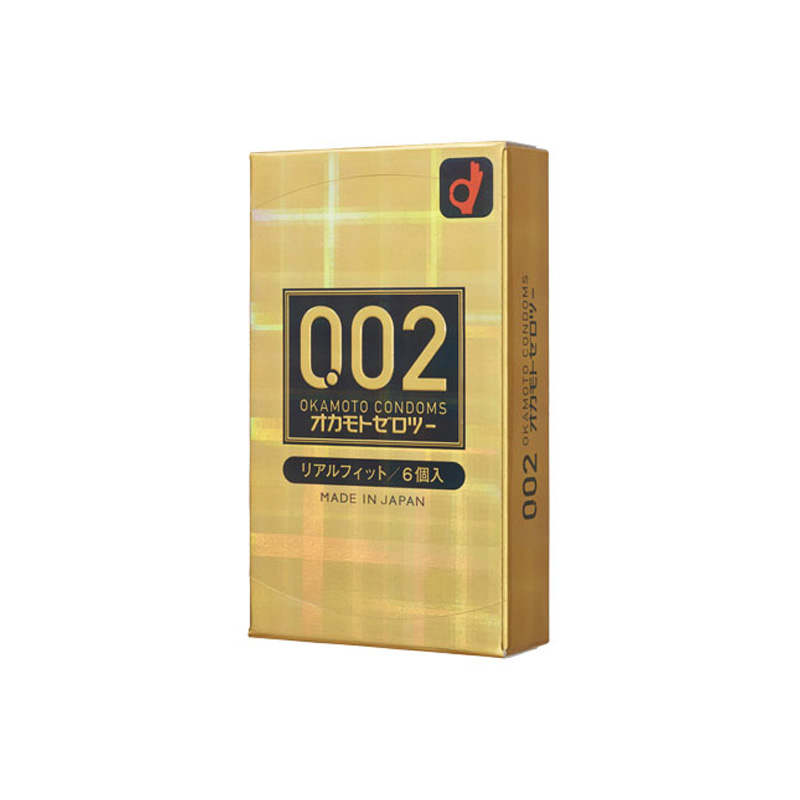 OKAMOTO 002EX REAL FIT CONDOM 6P W-318 - TESOLIFE特搜商城