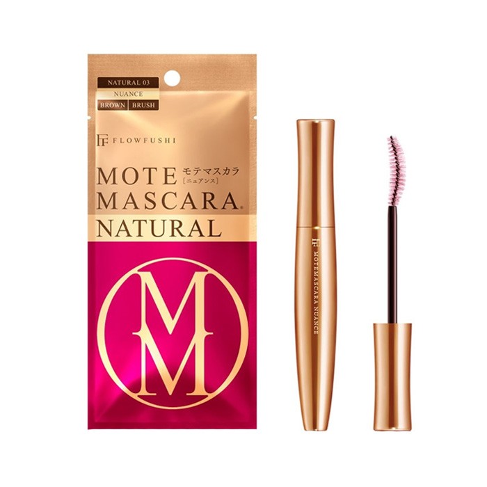 TESOLIFE特搜商城 FLOWFUSHI MOTE MASCARA NATURAL03/NUANCE #Brown 7g