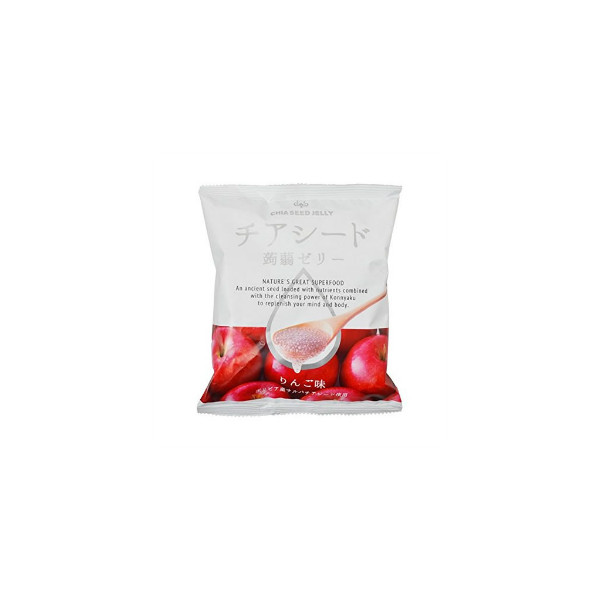 TESOLIFE特搜商城 WAKASHO CHIA SEED KONNYAKU JELLY APPLE