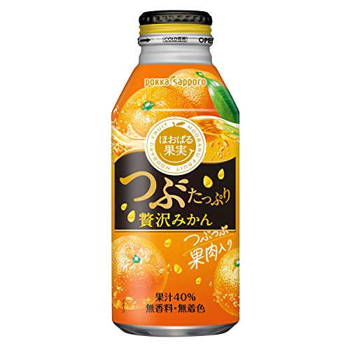 POKKA SAPPORO TSUBU TAPPURI ZEITAKU MIKAN ORANGE 400ML POKKA SAPPORO TSUBU TAPPURI ZEITAKU MIKAN ORANGE 400ML
