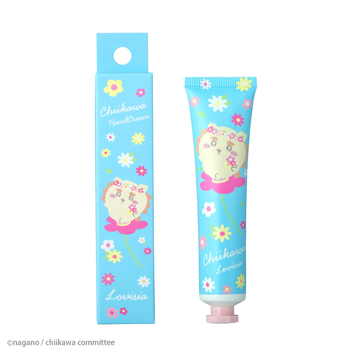 TESOLIFE特搜商城 LOVISIA CHIIKAWA HAND CREAM HACHIWARE WHT BOUQUET