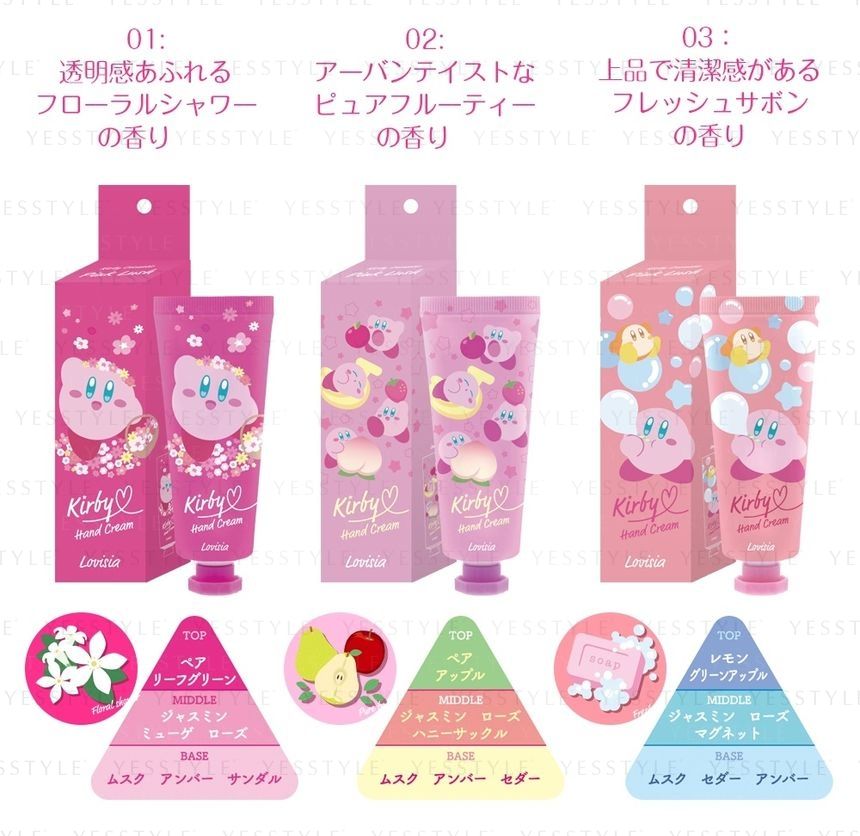 TESOLIFE特搜商城 KIRBY HAND CREAM 02 PURE FRUITY