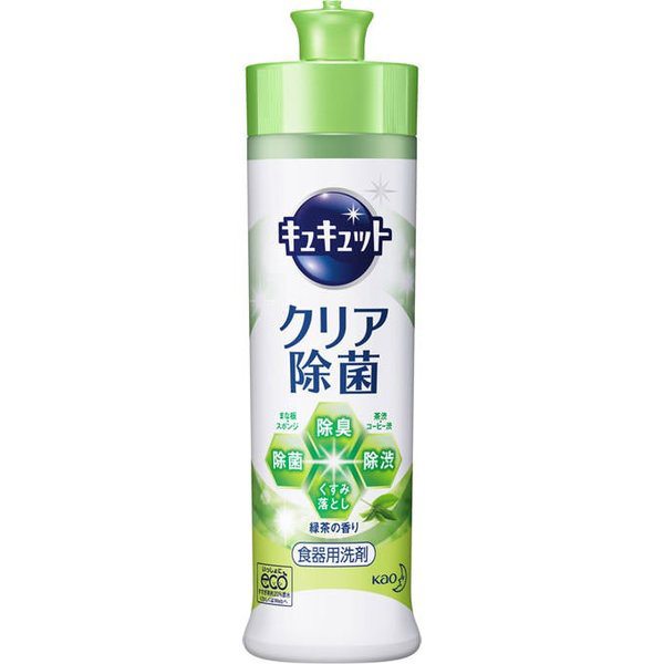 TESOLIFE特搜商城 KAO DISH & VEGE SOAP GREEN TEA S-30 M-410