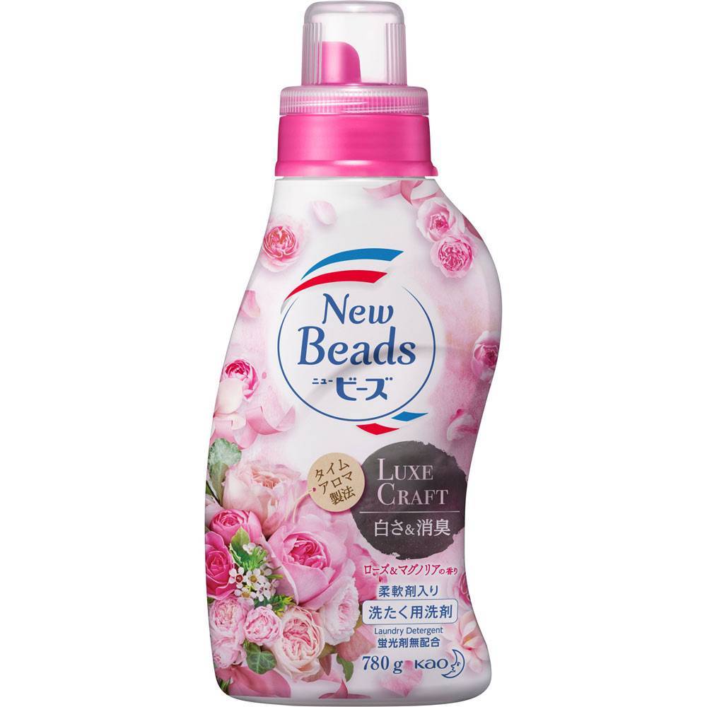 Kao Fragrance New Beads 800gフラワーリュクスの香り KAO NEW BEADS LUXE CRAFT PUMP - TESOLIFE特搜商城