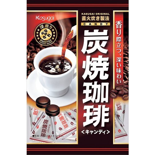 TESOLIFE特搜商城 KASUGAI SUMIYAKI COFFEE CANDY BLACK 100G