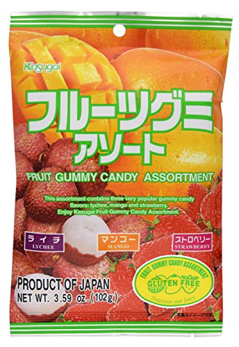 KASUGAI Fruit Gummy Candy Assortment 102g - TESOLIFE特搜商城