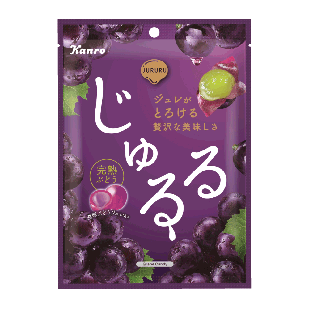 KANRO JURURU KANJUKU BUDO CANDY - TESOLIFE特搜商城
