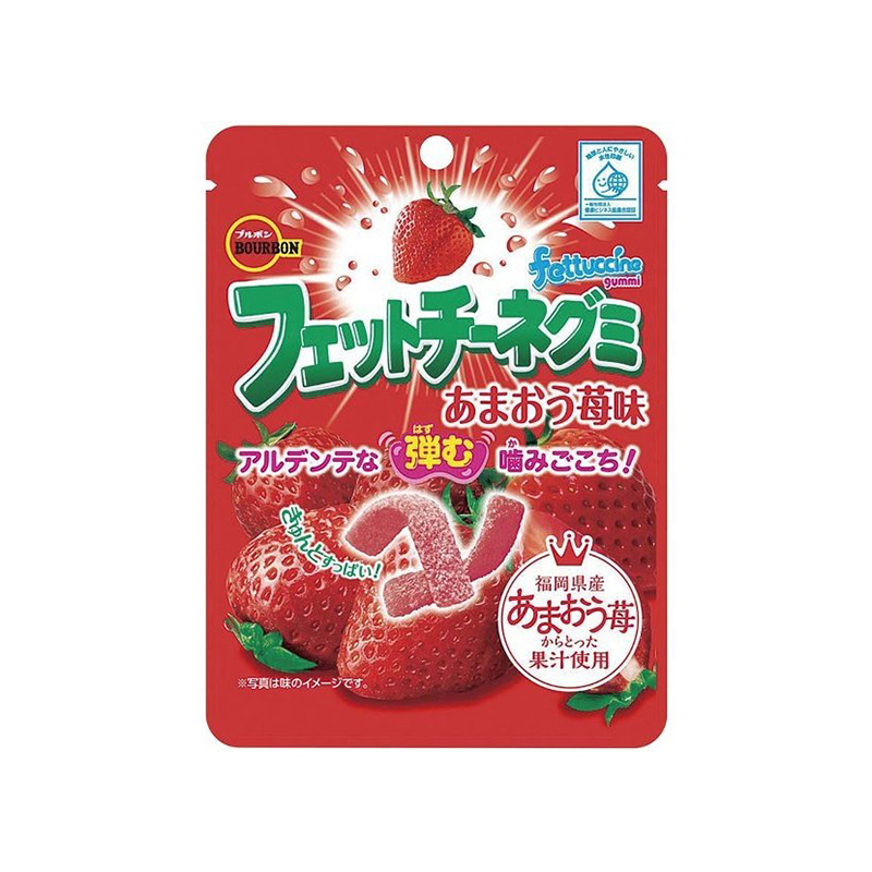BOURBON FETTUCCINE GUMMY STRAWBERRY AJI - TESOLIFE特搜商城