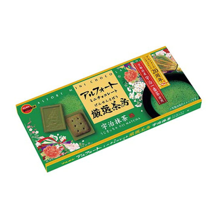 TESOLIFE特搜商城 BOURBON ALFORT MINI CHOCOLATE BISCUIT MATCHA