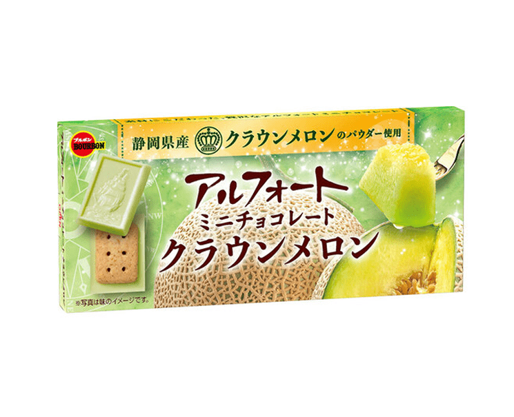 TESOLIFE特搜商城 BOURBON ALFORT MINI CHOCO BISCUIT CROWN MELON