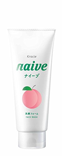 TESOLIFE特搜商城 KRACIE NAIVE Face Wash Peach 130g