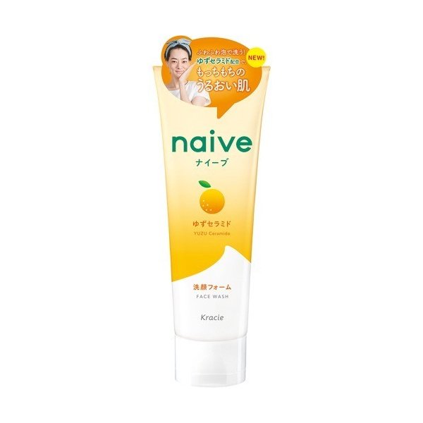 TESOLIFE特搜商城 KRACIE NAIVE FACE WASH YUZU CERAMIDE