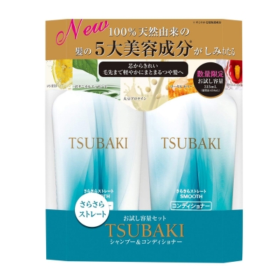 TESOLIFE特搜商城 Shiseido Tsubaki Smooth Straight Shampoo And