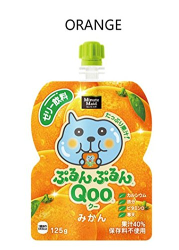 TESOLIFE特搜商城 MINUTE MAID QOO Jelly Drink Orange Flavor 125g