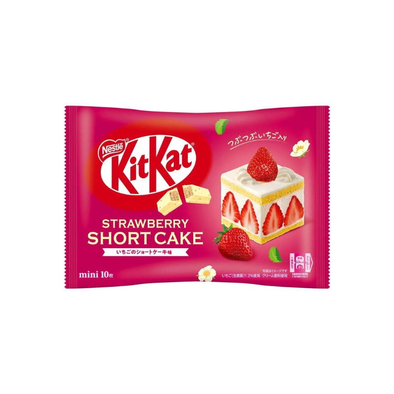 TESOLIFE特搜商城 NESTLE KITKAT MINI ICHIGO SHORT CAKE