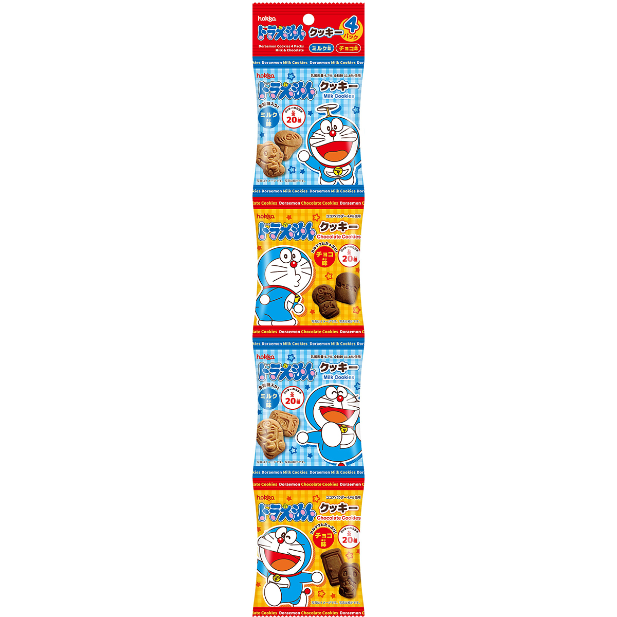 TESOLIFE特搜商城 HOKKA DORAEMON COOKIES MILK CHOCOLATE