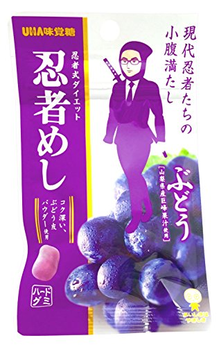 TESOLIFE特搜商城 UHA Mikakuto Gummi Candy Ninja Meshi Kyoho Grape