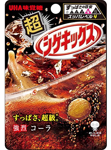 TESOLIFE特搜商城 UHA Super Shigekicks Sour Cola Flavor Gummy Candy 20g