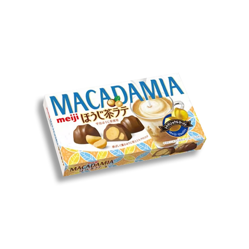 TESOLIFE特搜商城 MEIJI MILK TEA MACADAMIA CHOCOLATE 63G