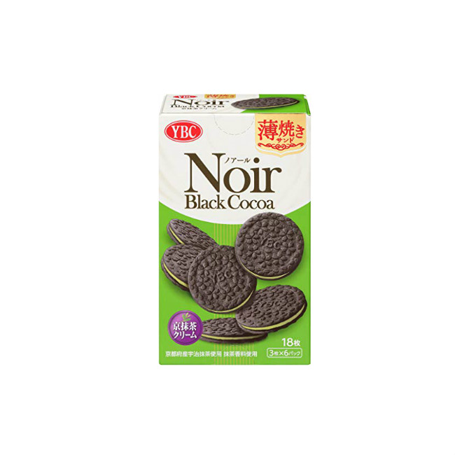 TESOLIFE特搜商城 YBC YAMAZAKI NOIR BLACK COCOA USUYAKI SAND MATCHA 18P