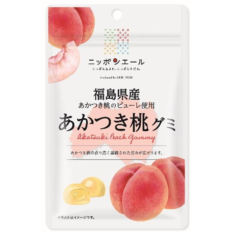 TESOLIFE特搜商城 ZENNOH FOODS FUKUSHIMA PEACH GUMMY