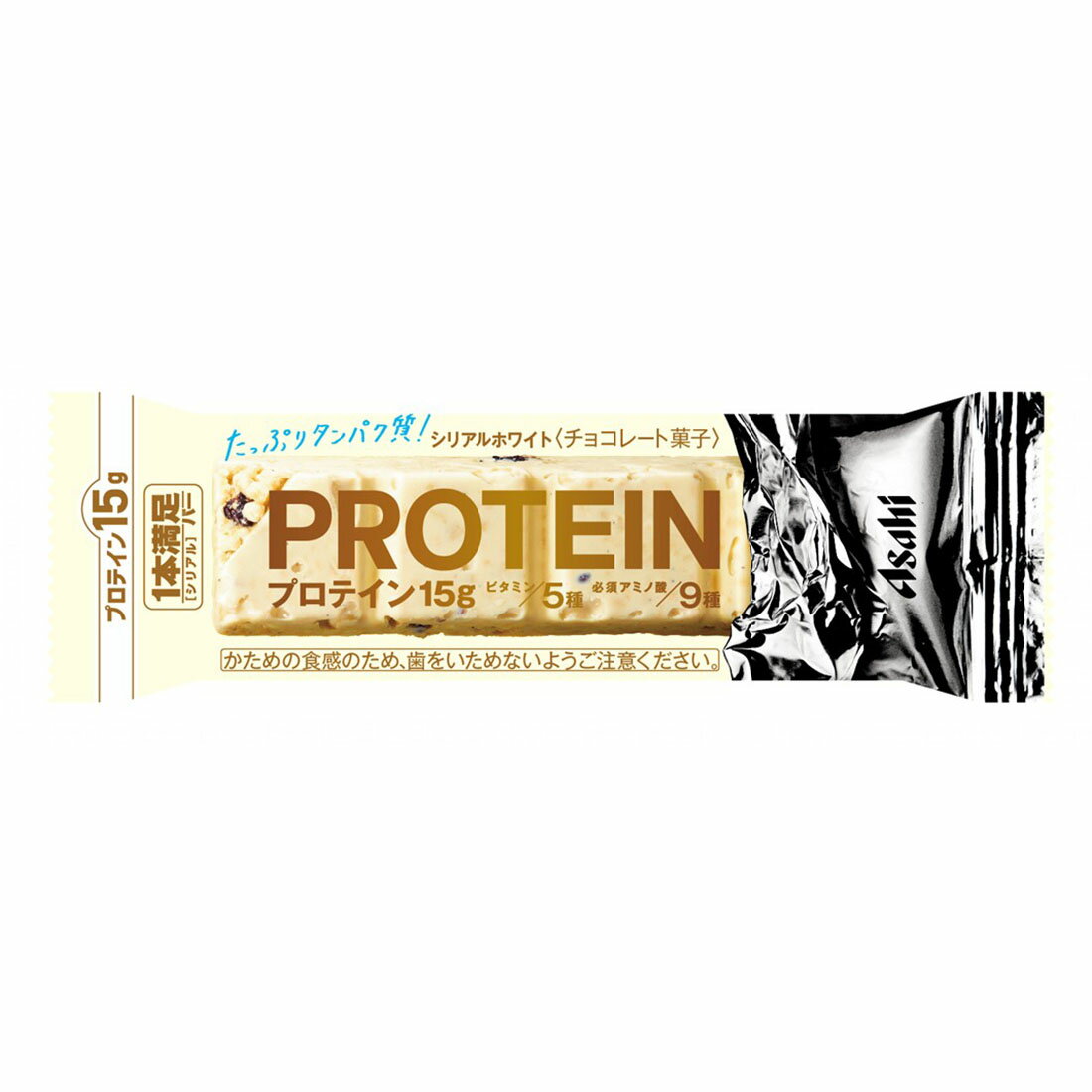 TESOLIFE特搜商城 ASAHI 1 SATISFACTION BAR PROTEIN WHITE CHOCOLATE