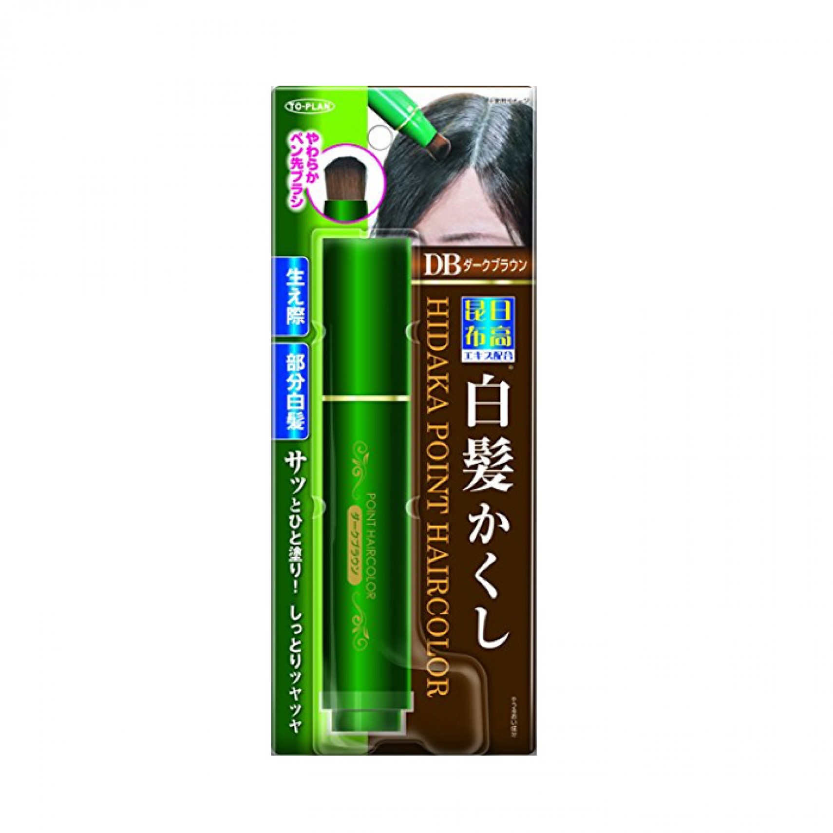 TESOLIFE特搜商城TO-PLAN Hidaka Point Haircolor #Dark Brown 20g