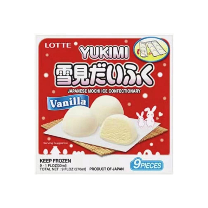 TESOLIFE特搜商城 LOTTE YUKIMI DAIFUKU VANILLA 9P