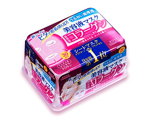 KOSE CLEAR TURN Essence Facial Mask Collagen 0.4floz(12ml