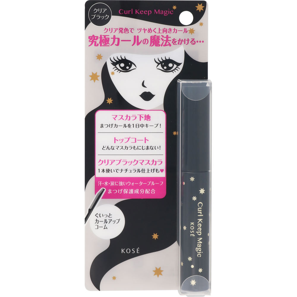 KOSE CURL KEEP MAGIC MASCARA CLEAR BLACK - TESOLIFE特搜商城