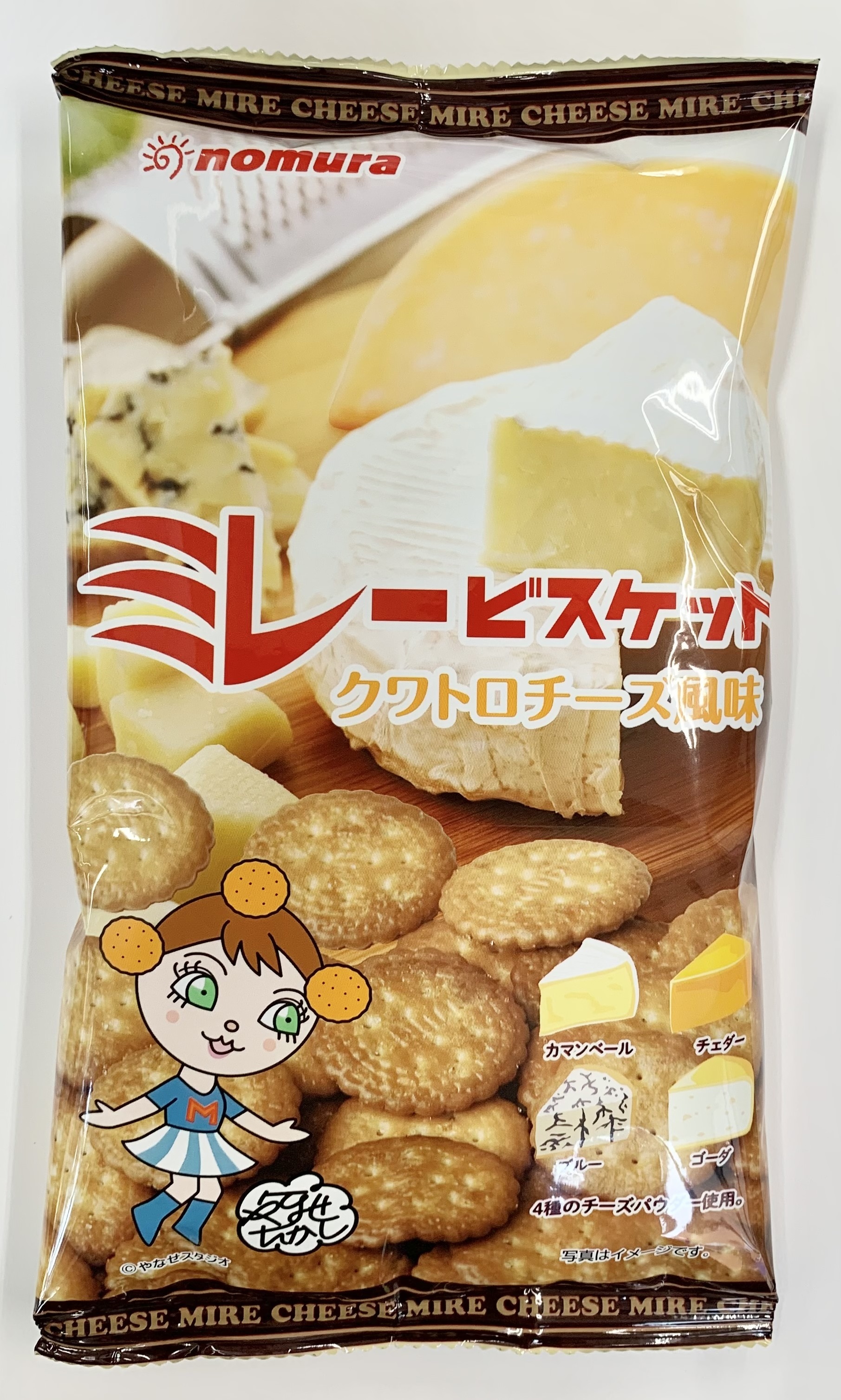 TESOLIFE特搜商城 NOMURA MILLET BISCUIT QUATTRO CHEESE FLAVOR 120G
