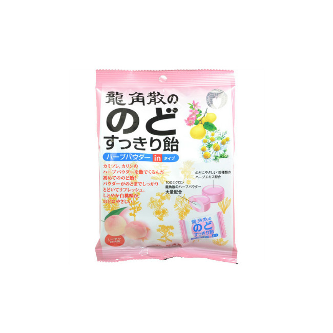 Ryukakusan Throat Refreshing Herbal Drops Peach Flavor 80g Tesolife特搜商城