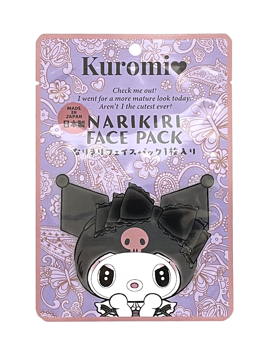 TESOLIFE特搜商城 KUROMI NARIKIRI FACE MASK PAISLEY